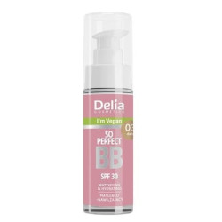 Delia So Perfect Vegan Bb Cream For Face With Spf30 03 Dark 30ml