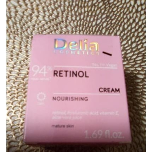 Delia Retinol Face Cream with Retinol, Hyaluronic Acid, and Vitamin E