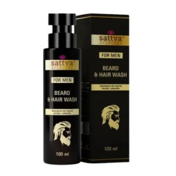 Sattva For Men Beard & Hair Wash Shampoo For Beard And Hair 100ml