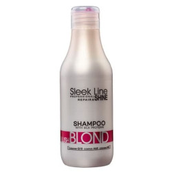 Sleek Line Blush Blond Shampoo For Blonde Hair With Silk 300ml Sleek Line Blush Blond Shampoo For Blonde Hair With Silk 300ml