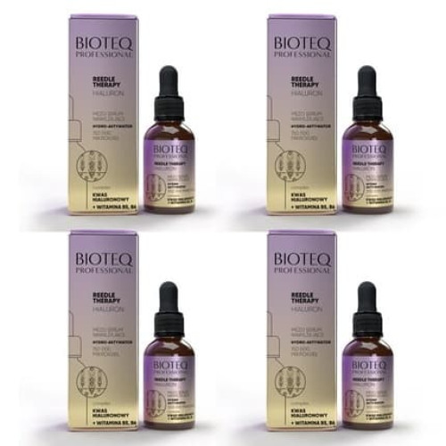 Bioteq Reedle Therapy Set 4 X Hyaluron 30 Ml Moisturizing Microneedle Serum Set