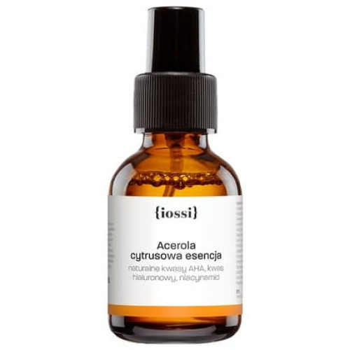 Iossi Acerola Citrus Essence With Natural Aha Acids, Hyaluronic Acid, And Niacinamide Vitamin B 50ml