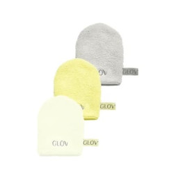 Glov Wateronly Skin Makeup Remover And Face Cleansing Glove Baby Banana Ivory Silver Stone 3 Pieces Glov Wateronly Skin Makeup Remover And Face Cleansing Glove Baby Banana Ivory Silver Stone 3 Pieces