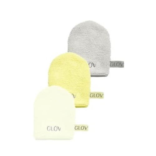 Glov Wateronly Skin Makeup Remover And Face Cleansing Glove Baby Banana Ivory Silver Stone 3 Pieces Glov Wateronly Skin Makeup Remover And Face Cleansing Glove Baby Banana Ivory Silver Stone 3 Pieces