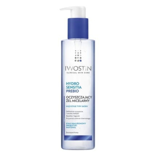 Iwostin Hydro Sensitia Prebiotic Cleansing Gel 200ml Purifying Formula