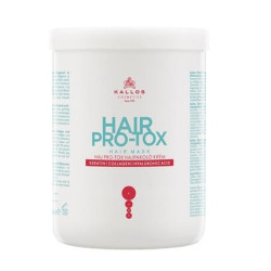 Kallos Hair Pro-Tox Hair Mask With Keratin, Collagen, And Hyaluronic Acid 1000ml