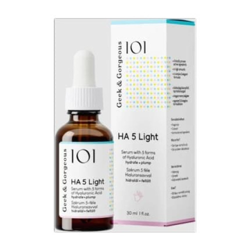 Geek Gorgeous Ha5 Light Serum Hyaluronic Acid 30ml