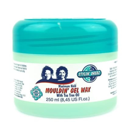 Stylin' Dredz Mouldin' Gel Wax With Tea Tree Oil 8.45oz 250ml