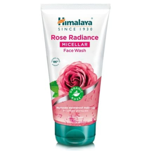 Himalaya Rose Radiance Micellar Face Wash Brightening Gel With Organic Rose 150ml