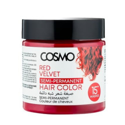 Cosmo Cosmetics Red Velvet Semi Permanent Hair Color Cream 120g Cosmo Cosmetics Red Velvet Semi Permanent Hair Color Cream 120g