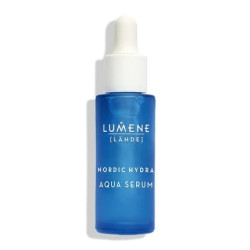 Lumene Nordic Hydra Arctic Dew Quenching Aqua Face Serum with Nordic Red Algae and Hyaluronic Acid 1 fl oz