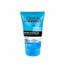 L'Oreal Paris Men Expert Hydra Power Menthol Cleansing And Hydrating Gel For Face - 100 Ml