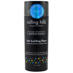 Rolling Hills Hair Building Fibers Medium Brown - 28g