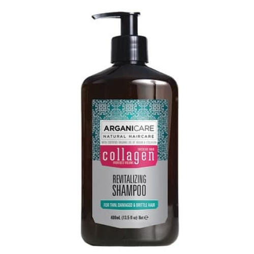 Arganicare Collagen Revitalizing Shampoo For Thin, Damaged, And Brittle Hair - 400ml