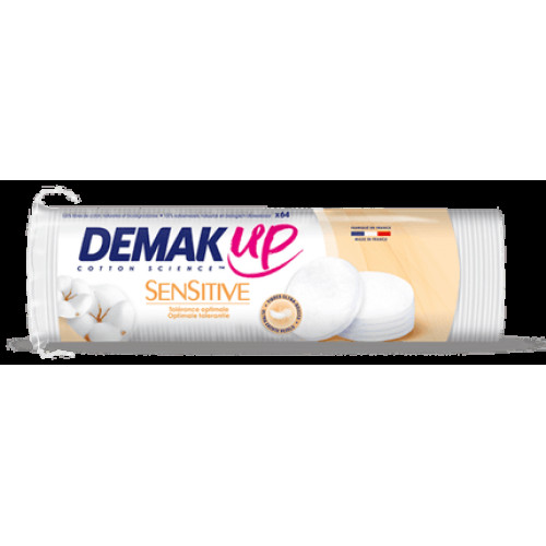 Demak'up Sensitive Oval Makeup Remover Discs - 48 Units