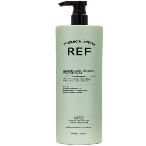 Ref Weightless Volume Conditioner 1000ml with Natural Extracts for Fine or Thin Hair Ref Weightless Volume Conditioner 1000ml with Natural Extracts for Fine or Thin Hair
