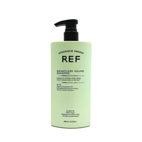 Ref Weightless Volume Shampoo 600ml Sulfate-Free with Natural Extracts for Fine or Thin Hair Ref Weightless Volume Shampoo 600ml Sulfate-Free with Natural Extracts for Fine or Thin Hair
