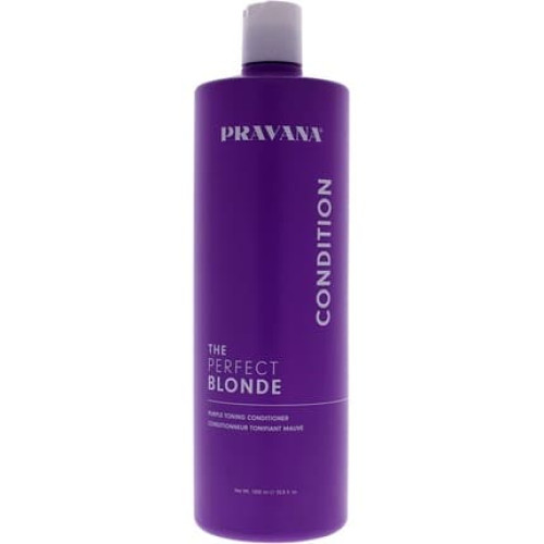 Pravana The Perfect Blonde Purple Toning Conditioner for Unisex 33.8oz