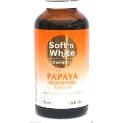 Soft' N White Swiss Papaya Lightening Serum Vitamin C Enriched 30ml Soft' N White Swiss Papaya Lightening Serum Vitamin C Enriched 30ml