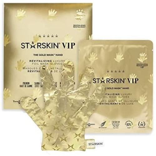 Starskin The Gold Hand Mask 16g, Revitalizing Foil Mask Gloves