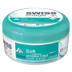 Swiss Image Soft Hydrating Face & Body Cream 200ml Light Nongreasy