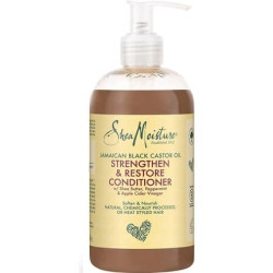Shea Moisture Jamaican Black Castor Oil Strengthen & Restore Conditioner with Shea Butter, Peppermint & Apple Cider Vinegar 384ml Shea Moisture Jamaican Black Castor Oil Strengthen & Restore Conditioner with Shea Butter, Peppermint & Apple Cider Vinegar 384ml