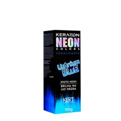 Kert Keraton Neon Colors Uranium Blue Semi-Permanent Hair Color 100g