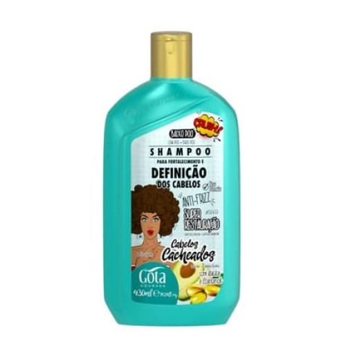 Gota Dourada Strengthening Curly Hair Shampoo 430ml