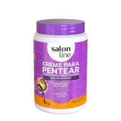 Salon Line Leavein Cream Intense Shine 1kg Perfect For Shiny And Manageable Hair Salon Line Leavein Cream Intense Shine 1kg Perfect For Shiny And Manageable Hair