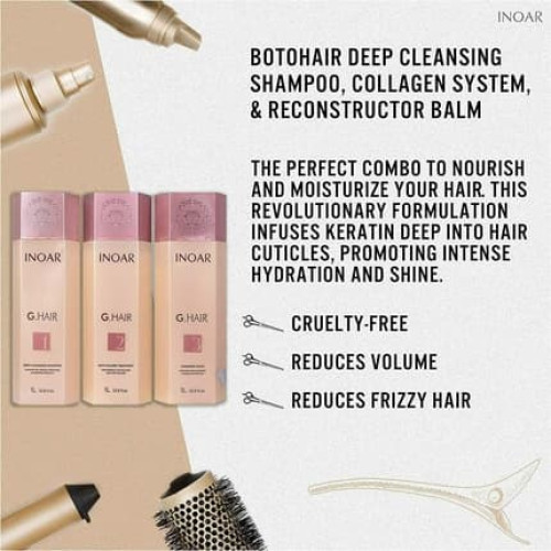 Inoar Professional Conditioner GHair 3 Finishing Mask Keratin 1000ml