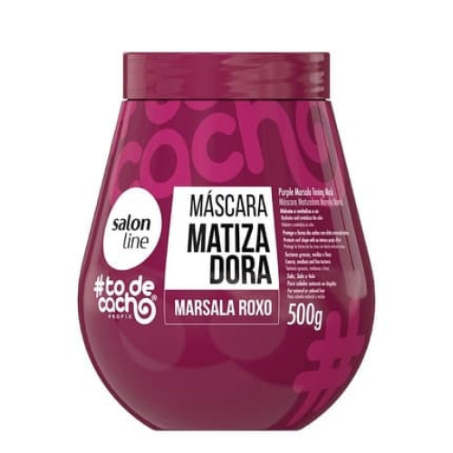 Salon Line Todecacho Toning Mask Marsala Purple 500g