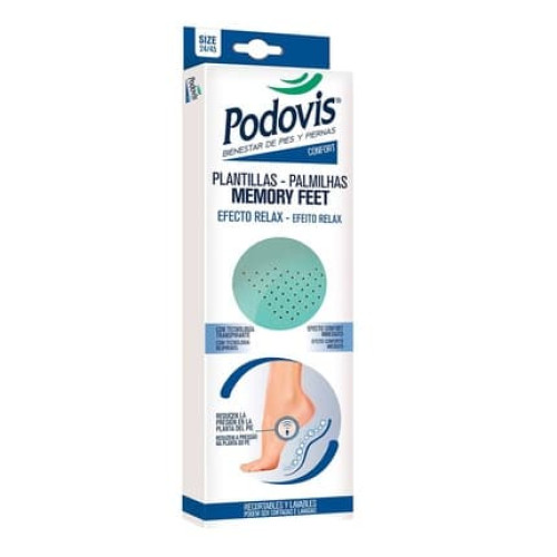 Podovis Memory Feet Insoles 1 Pair
