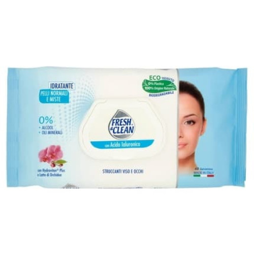 Fresh Clean Makeup Remover Wipes 48 Pcs For Normal Skin