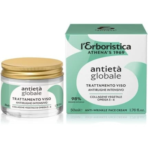 Herbal Anti-Ageing Global Intensive Anti-Wrinkle Treatment 50ml with Vegetable Collagen Omega3 and Omega6