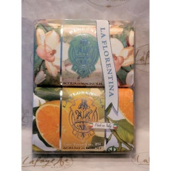 La Florentina Handmade Tuscan Soaps Fresh Magnolia and Boboli Citrus La Florentina Handmade Tuscan Soaps Fresh Magnolia and Boboli Citrus