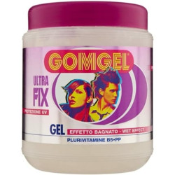 Malizia Gomgel 1000ml Hair Gel Ultra Strong Hold Purple