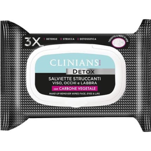 Detox Cleaning Wipes with Charcoal 25 Wipes