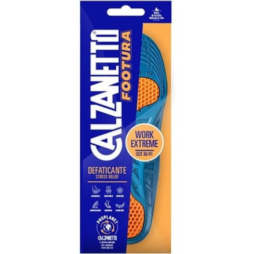 Calzanetto Footura Insole Work Extreme Defaticante Man Azure