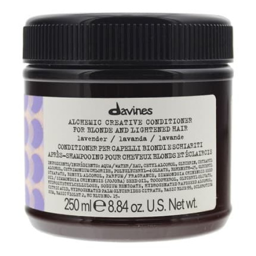 Davines Alchemic Lavender Creative Conditioner For Blonde Lightened Hair 250ml