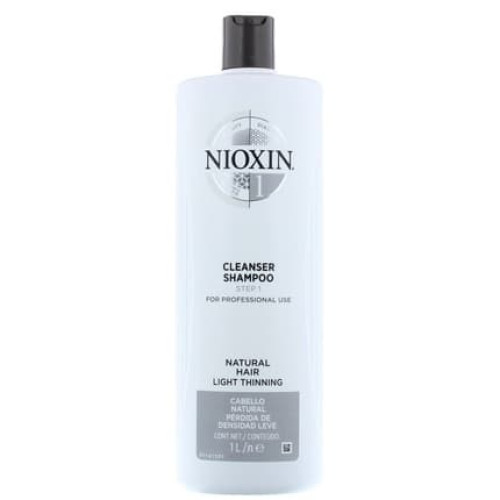 Wella Nioxin Cleanser 1 1000ml For Fine Hair Normal To Thin Looking