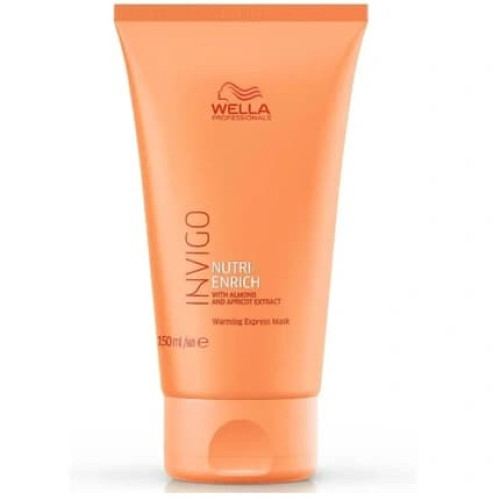 Wella Professionals Wella Invigo Nutri Enrich Warming Express Mask 150ml Selfheating Mask For Dry And Damaged Hair Wella Professionals Wella Invigo Nutri Enrich Warming Express Mask 150ml Selfheating Mask For Dry And Damaged Hair