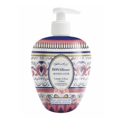 Gandini Rosa Rosae Liquid Soap Softening Hand Soap With Rose Extract