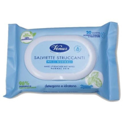 Venus Makeup Remover Wipes 20 Pcs For Normal Skin