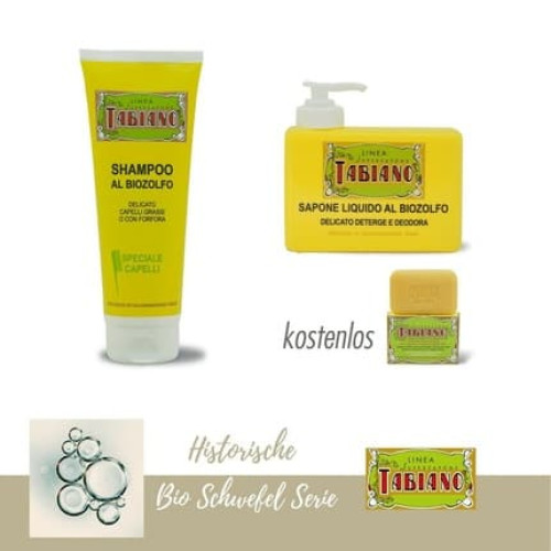 Pilogen De Shampoo 250ml + Liquid Soap 250ml + Soap with Organic Sulfur 125g