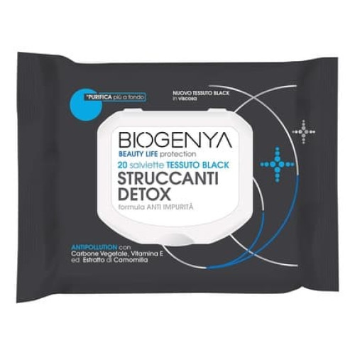 Biogenya Beauty Life Protection Detox Anti Impurities Makeup Remover Wipes 20 Wipes Biogenya Beauty Life Protection Detox Anti Impurities Makeup Remover Wipes 20 Wipes