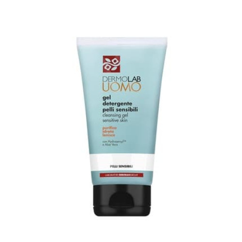 Dermolab Uomo Face Cleansing Gel for Sensitive Skin with Aloe Vera 150ml