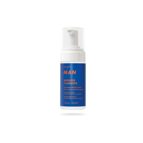Pupa Man Mousse Cleanser 100ml Face and Beard Cleansing Foam 98% Natural Ingredients