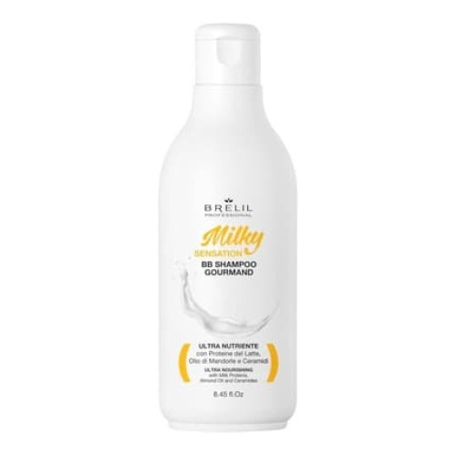 Brelil BB Gourmand Shampoo Milky Sensation for Lush Nourished Hair 250ml 8.45fl. Oz