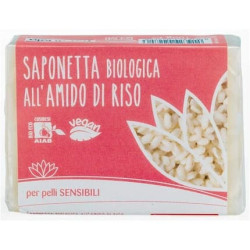 Fior Di Loto Organic Rice Starch Soap For Sensitive Skin 100g Fior Di Loto Organic Rice Starch Soap For Sensitive Skin 100g
