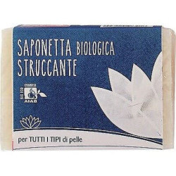 Fior Di Loto Organic Makeup Remover Soap for All Skin Types 100g